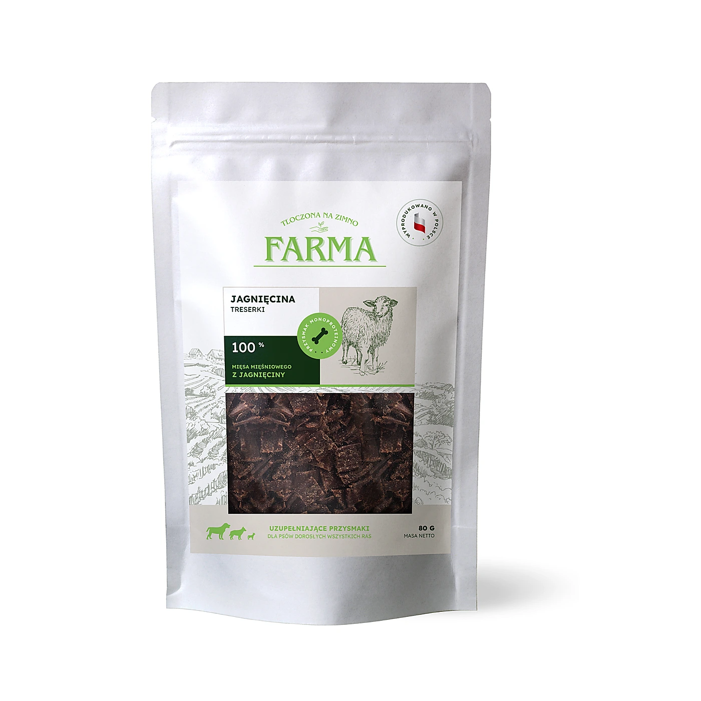 Farma Pies Treserki Jagnięcina 80g