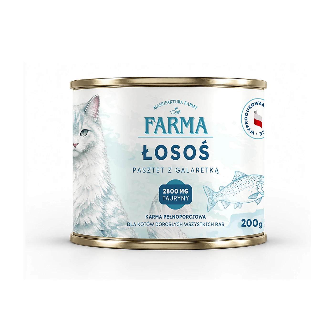 Farma Łosoś dla kota 200g